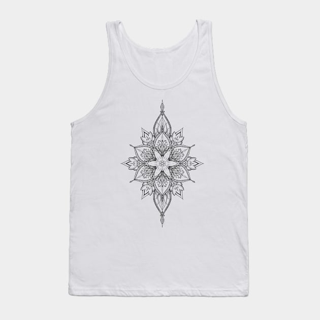 Mandala Tank Top by Anilia